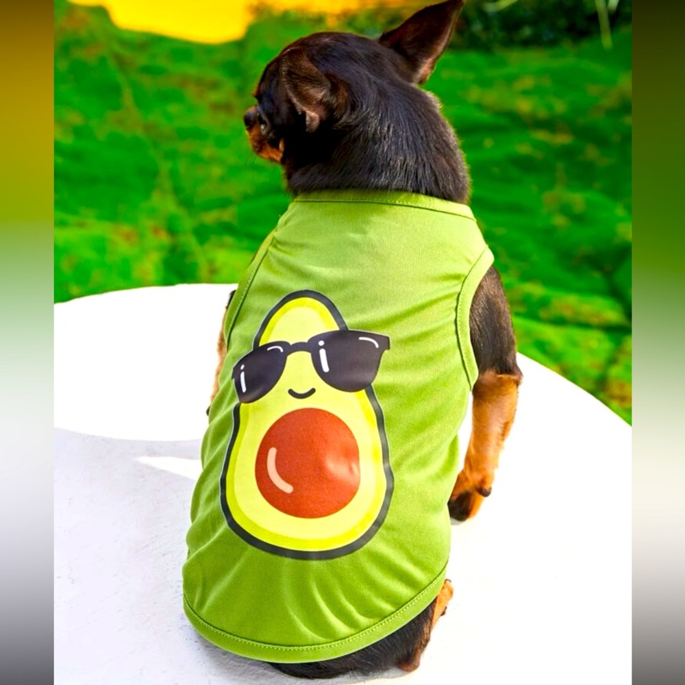 Tops for pets green